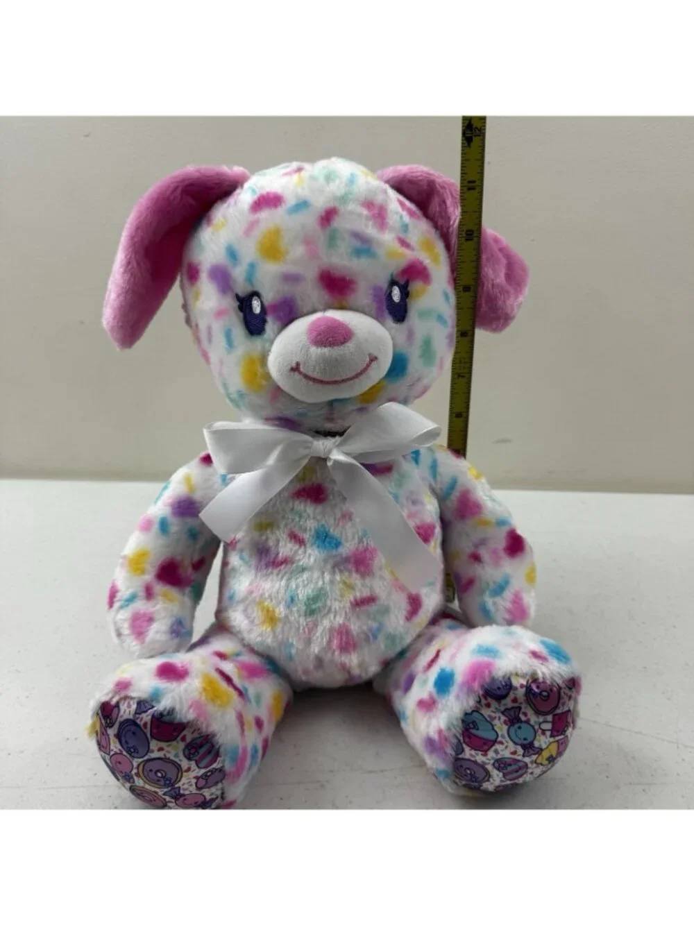 Puppy Stash Jar Pink & White Puppy Dog Plush Hide Valuables Secret Storage